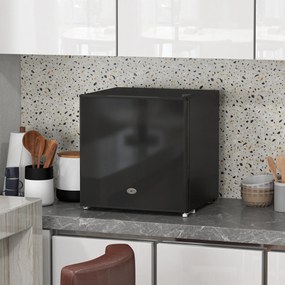 HOMCOM Mini Zamrażarka 35 L, elektryczna, wolnostojąca, 45 W, mini skrzynia mroźnicza, 47 x 44,2 x 48,8 cm, Czarna