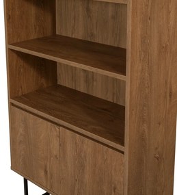 Biblioteczka Rea Black and Walnut