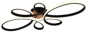 Czarna lampa sufitowa LED 45.5x83 cm Fly – Trio
