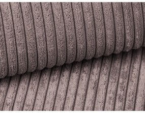 Szaroróżowa sztruksowa rozkładana sofa 195 cm Nona – Makamii