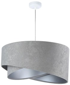 Szaro-srebrna lampa wisząca asymetryczna - EX974-Tamo