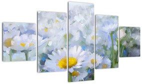 Obraz - W stokrotkach (125x70 cm)