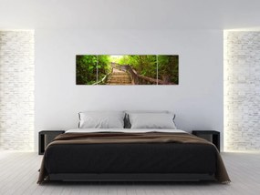 Obraz - Schody w przyrodzie (170x50 cm)