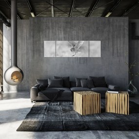 Obraz - Sowa na polu (170x50 cm)