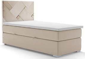 Pojedyncze łóżko boxspring Lefika 90x200 - 32 kolory