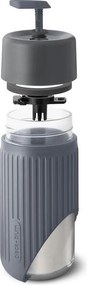 Ciemnoszary szklany kubek podróżny 340 ml – Black + Blum