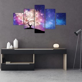 Obraz - Kosmiczne drzewo (125x70 cm)