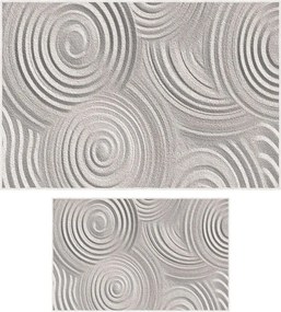 Jasnoszare dywaniki łazienkowe zestaw 2 szt. 60x100 cm – Foutastic