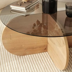 Stolik kawowy Bubble Sapphire Oak Fume