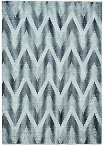 Dywan bawełniany Pescara jodełka szaro-grafitowy 120 cm x 170 cm