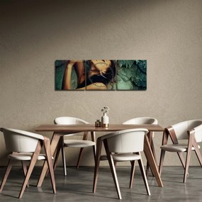 Obraz - Muza (z zegarem) (90x30 cm)