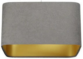 Lampa wisząca KWADRO SUE 40w20 szara/złota BPS KONCEPT