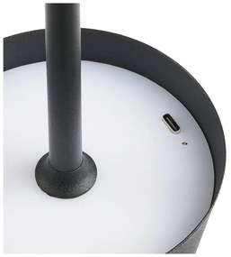 Czarna lampa stołowa LED (wysokość 37 cm) Bradford – House Nordic