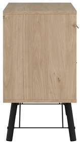 Komoda w dekorze dębu w naturalnym kolorze 150x72x40 cm Ry – Tvilum