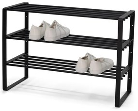 Czarny metalowy regał na buty Rex – Spinder Design