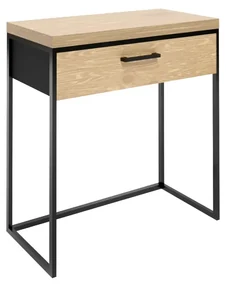 Szafka pod umywalkę nablatową ARIEN 75x35 cm czarny/dąb BALTICA DESIGN