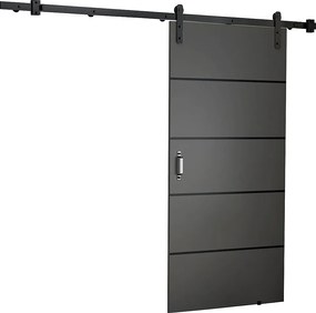 Drzwi przesuwne LOFT LORNI 90 grafitowe