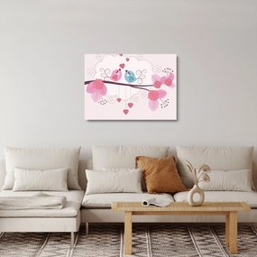 Obraz na szkle - Czas miłości (70x50 cm)