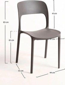 Zestaw 4 Krzese Inis