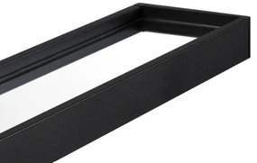 Lustro z półką 70cm czarne
