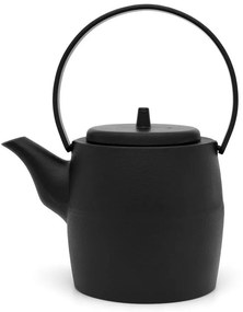 Czarny żeliwny dzbanek do herbaty z sitkiem 1,2 l Kobe – Bredemeijer