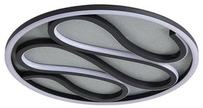 Searchlight 81100-39BK - ściemnialna oprawa sufitowa ZENDISC LED/20W/230V 3000K śr. 39 cm