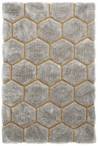 Szaro-żółty dywan Think Rugs Noble House, 120x170 cm