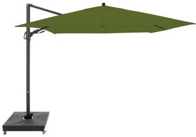 MyZone 280 x 280 cm - wahadłowy parasol ogrodowy z bocznym słupkiem : Substancja Desen - 832