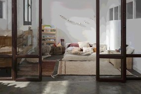 Ceglasty bawełniany dywan 80x140 cm Twin Toffee – Lorena Canals