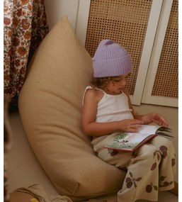 Jasnożółty dziecięcy worek do siedzenia Cleo Light Honey – Lorena Canals