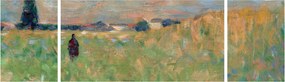Obraz - Georges Seurat, A Summer Landscape, reprodukcje (170x50 cm)