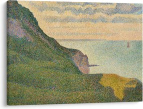 Obraz - Georges Seurat, Seascape at Port-en-Bessin, Normandy, reprodukcje (70x50 cm)