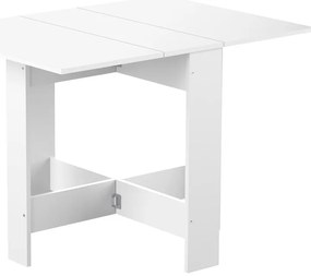 Rozkładany stół z białym blatem 76x28 cm Papillon – TemaHome