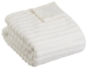 Biały koc z mikropluszu 130x160 cm Fur Velvet – Casa Selección
