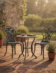 Zestaw metalowych krzeseł ogrodowych K6-M44