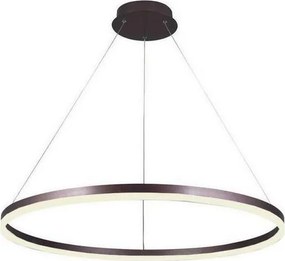Brilagi - LED ściemnialna lampa wisząca na przewodzie CIRCLE LED/55W/230V 3000-6500K brązowa+z pilotem