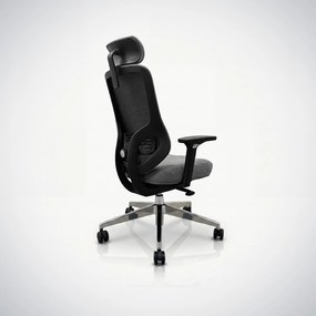 Ergonomiczny fotel biurowy ciemnoszary AXIS