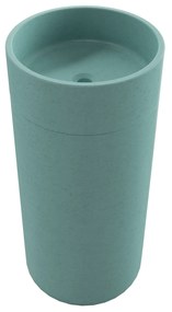 Umywalka betonowa wolostojąca bez otworu na baterię DELIS | Różne kolory : Kolor - Turkusowy