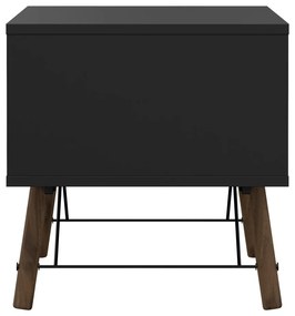 Ciemnobrązowy stolik 48x102 cm Ry – Tvilum