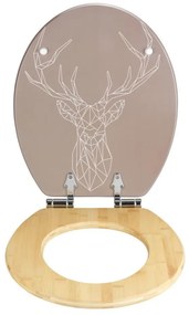 Deska sedesowa STAG, MDF/Bambus, WENKO