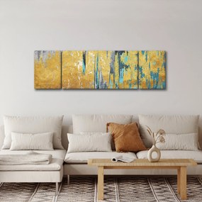 Obraz - Złoty wzór (170x50 cm)