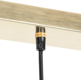 Nowoczesna lampa wisząca mosiężna 5-światłowa - Jeana