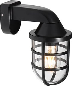Nowoczesna lampa ścienna zewnętrzna czarna IP54 - Joeri