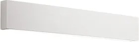 Kinkiet ścienny LED 18 W, malowany, matowy biały tynk, 3000 K, 1440 lm, dyfuzor z możliwością kolorowania - Perenz - biały