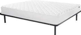 Zestaw rama listewkowa + materac piankowy z warstwą wierzchnią z pamięcią kształtu PELOPS marki YSMÉE - 15 cm grubości - 140 x 190 cm