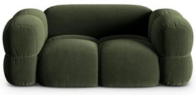 Zielona aksamitna sofa 180 cm Loretto – Cosmopolitan Design