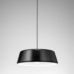 Blanca - Czarna lampa wisząca 1XE27 max 1X60W IP20 - Lampa sufitowa o nowoczesnym wzornictwie z aluminium - Gniazdo E27