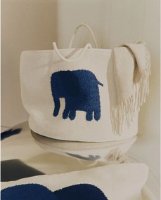 Tekstylny dziecięcy kosz na zabawki w kolorze kości słoniowej ø 45x30 cm Tandani – Kave Home