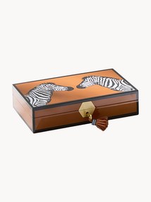 Szkatułka z drewna Zebra