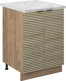 Szafki kuchenne panel dębowy 60x60x82 fame-line